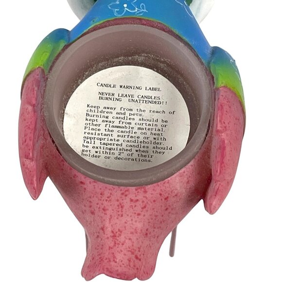 Tropical Pink Flamingo Family Flock Set 3 Tea Votive Candle Holders Beach Ocean - Picture 6 of 15